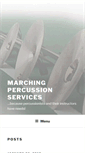 Mobile Screenshot of marchingpercussion.com